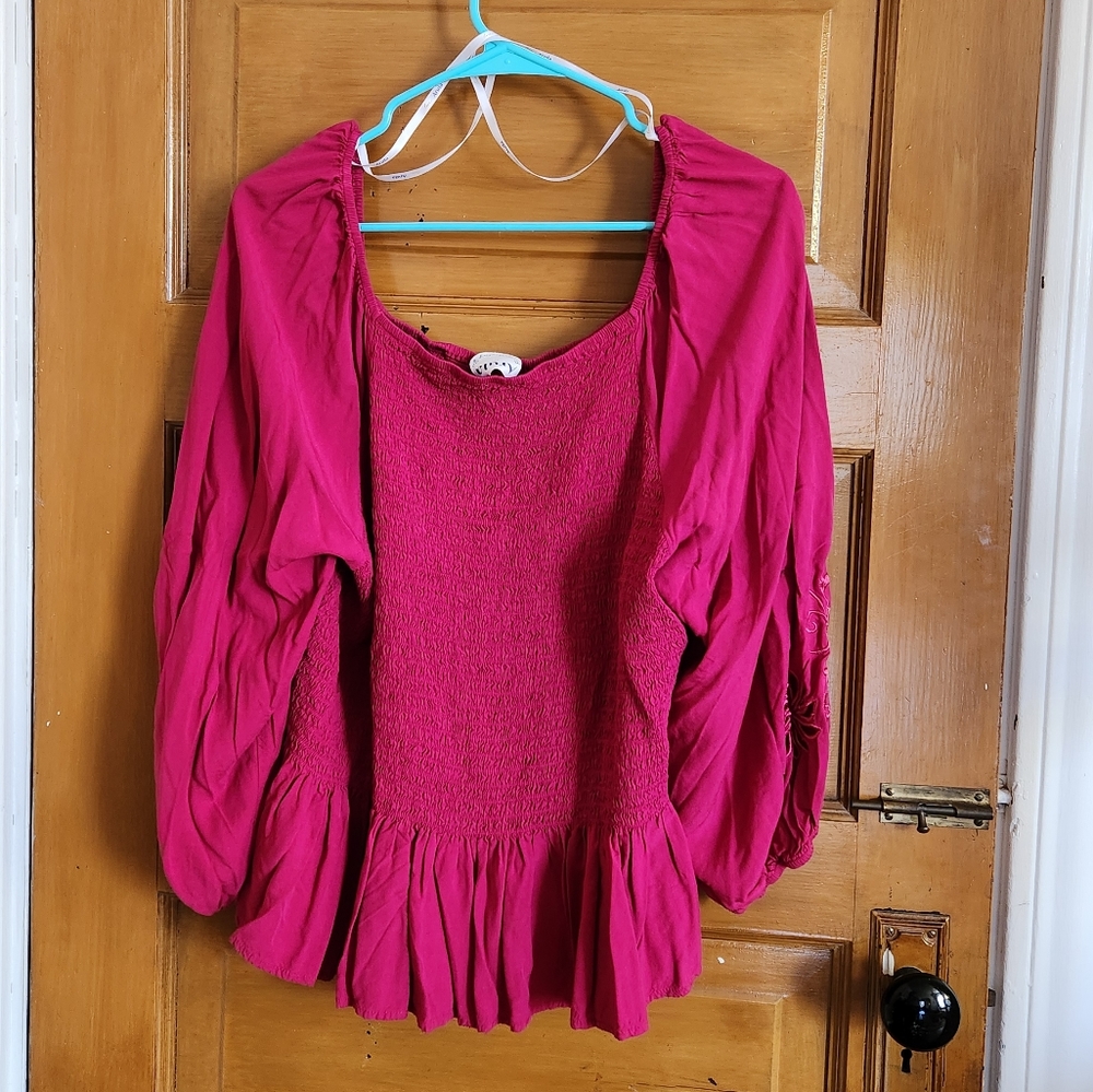 Arula peplum top